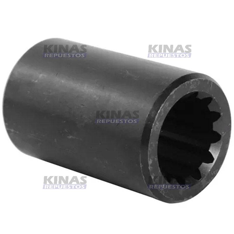 ACOPLE MACHO 12 ESTRIAS LUVA 37MM EXTERNO / 27MM ESTRIA(SOLDABLE)