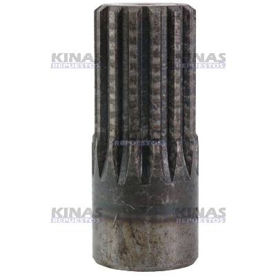 ACOPLE MACHO 14 ESTRIAS PONTERA 31 EXTERNO / 31 ESTRIA (SOLDABLE)