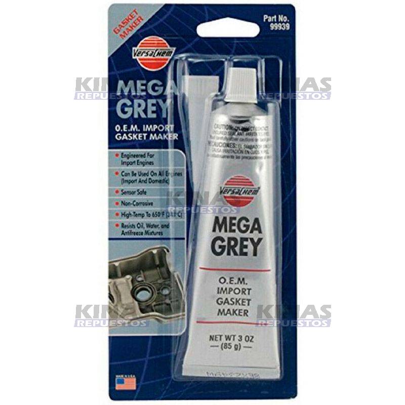 SELLADOR/SILICONA MOTOR GRIS ALTA TEMPERATURA 85GR