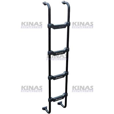 ESCALERA SCANIA NEGRA SC S4/S5 1460MM 4PASSOS