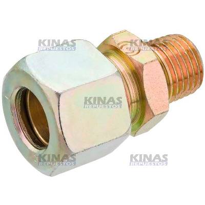 CONEXION UNION MACHO 12MM X 1/2NPT (21MM) METAL