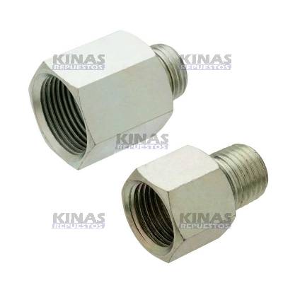CONEXION NIPLE M/H RED M12X1,5 X 1/4 (13MM)