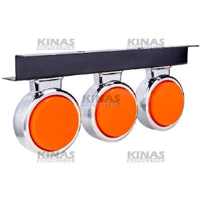 FARO 3 MARIAS AMARILLO LED BIVOLTS (CON CABLES)