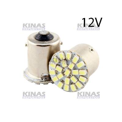 FOCO SENALERO LED 1POLO BLANCO 12V
