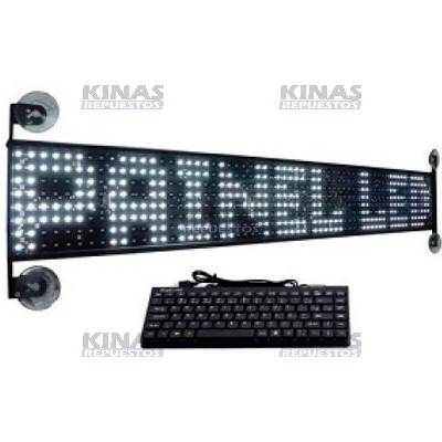 PAINEL ITENERARIO LED 8 LINEA 810X125MM BIVOLT