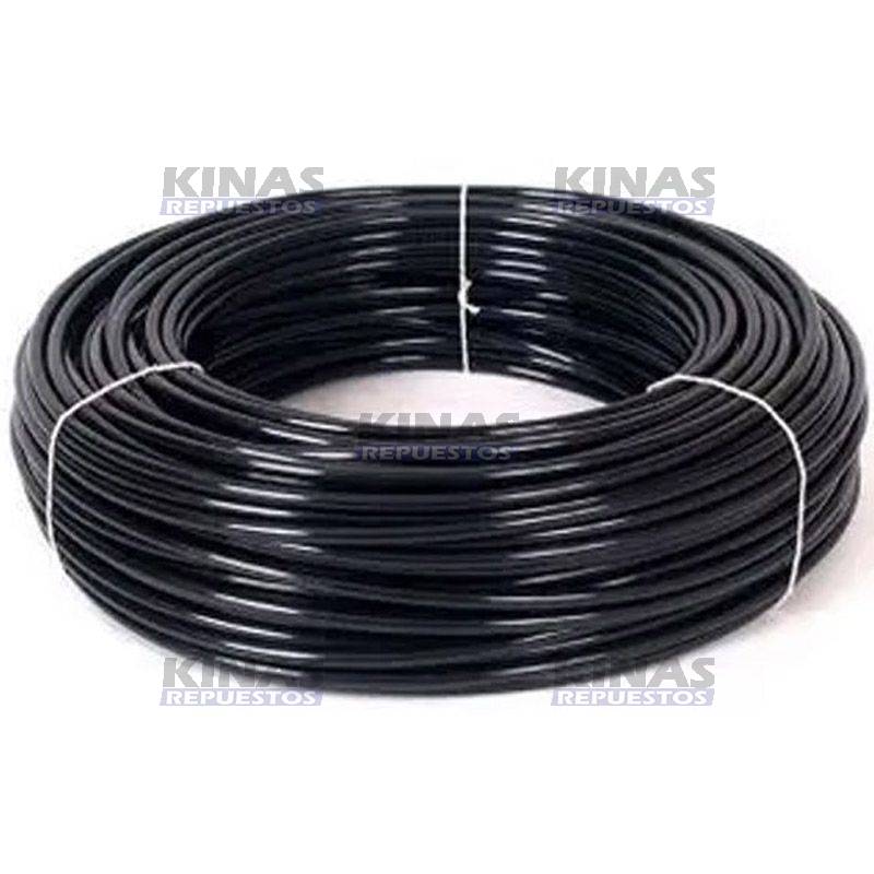 TUBO NYLON 8,00 X 6,00MM NEGRO