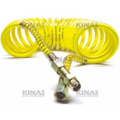 MANGUERA ASPIRAL 5,5MTS SCANIA S5 M16XM18 (MACHO/HEMBRA) AMARILLA