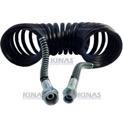 MANGUERA ASPIRAL 5,5MTS SCANIA S5 M16XM18 (MACHO/HEMBRA) NEGRO
