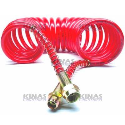 MANGUERA ASPIRAL 5,5MTS SCANIA S5 M16XM18 (MACHO/HEMBRA) ROJO