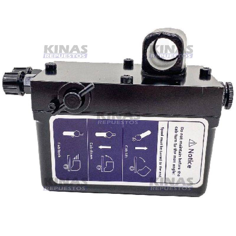 GATO HIDRAULICO ALZA CABINA SCANIA 112/113 2 SALIDAS M12XM12 480ML