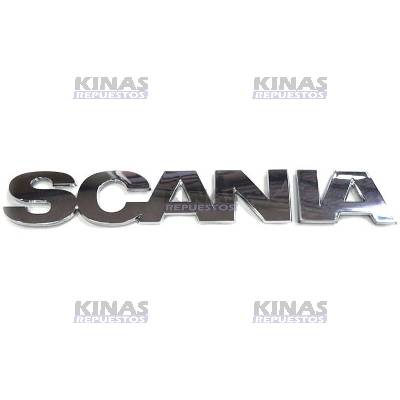 EMBLEMA LETRERO FRONTAL SCANIA 94/114/124/S4 645MM (CROMADO)