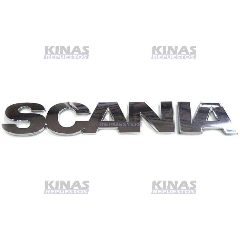 EMBLEMA LETRERO FRONTAL SCANIA 94/114/124/S4 645MM (CROMADO)