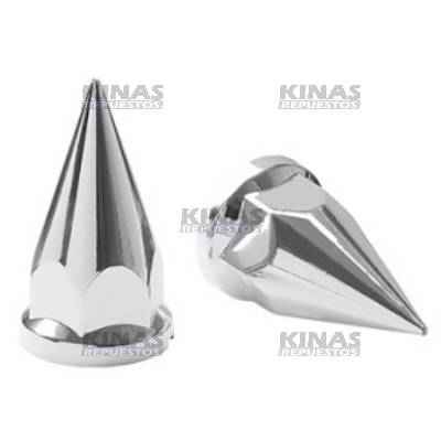 TAPA CROMADA TUERCA RUEDA 33MM C/PUNTA