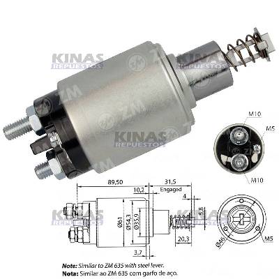 AUTOMATICO ARRANQUE MOTOR JF 24V MBB MOD NUEVO