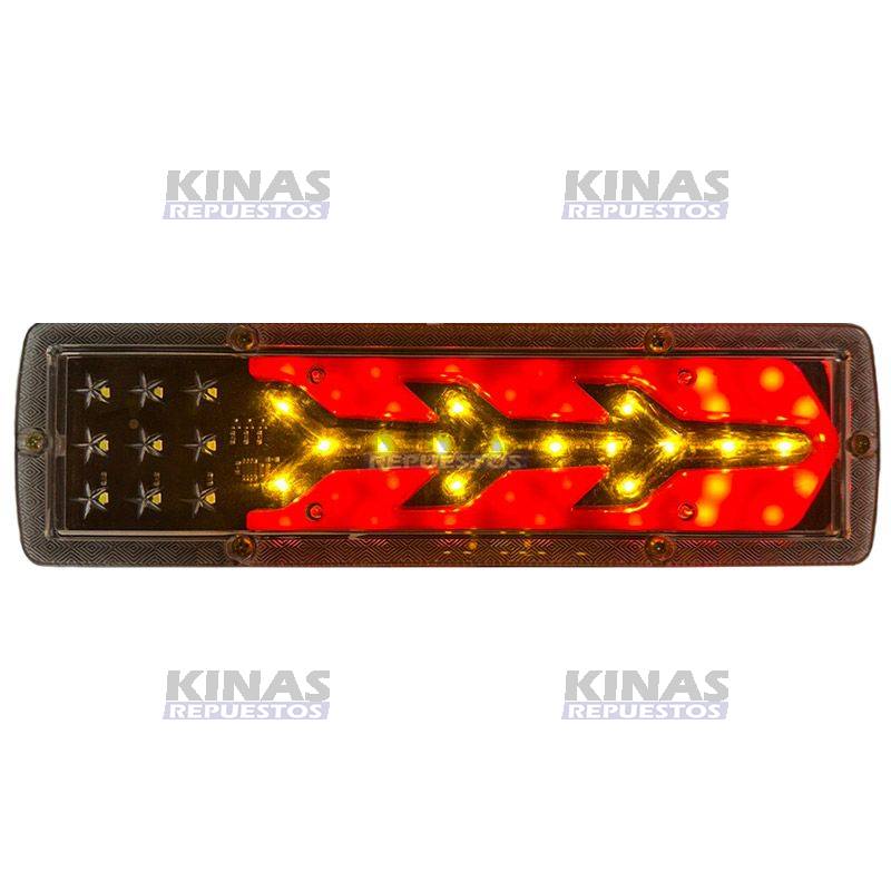 FARO TRASERO UNIVERSAL LED MB/DIVERSOS 12/24V 30CM (PAR)