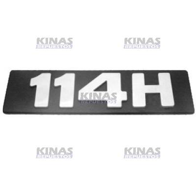 LETRERO EMBLEMA SCANIA 114/S4 (114H)