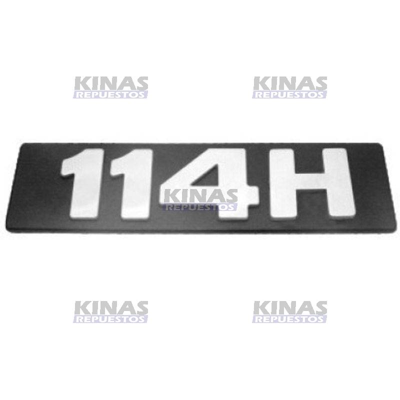 LETRERO EMBLEMA SCANIA 114/S4 (114H)