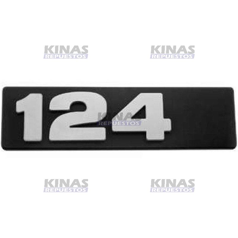 LETRERO EMBLEMA SCANIA 124/S4 (124)