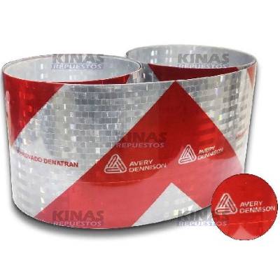FITA/CINTA REFLETIVA PARAGOLPE TRASERO (INTERIZO) 2.4MT X 100MM