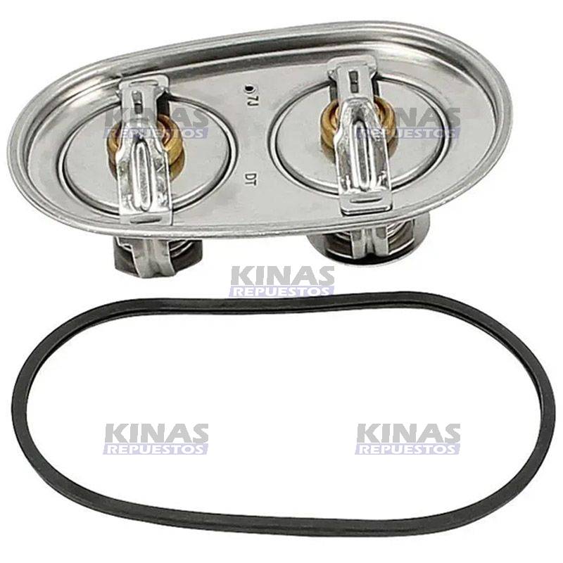 VALVULA TERMOSTATO AGUA SCANIA 124/S4/S5 DOBLE MAYOR 80º/87º