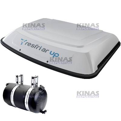 CLIMATIZADOR 12V SLIM S/LED 2 BOMBAS C/RESERVATORIO REDONDO
