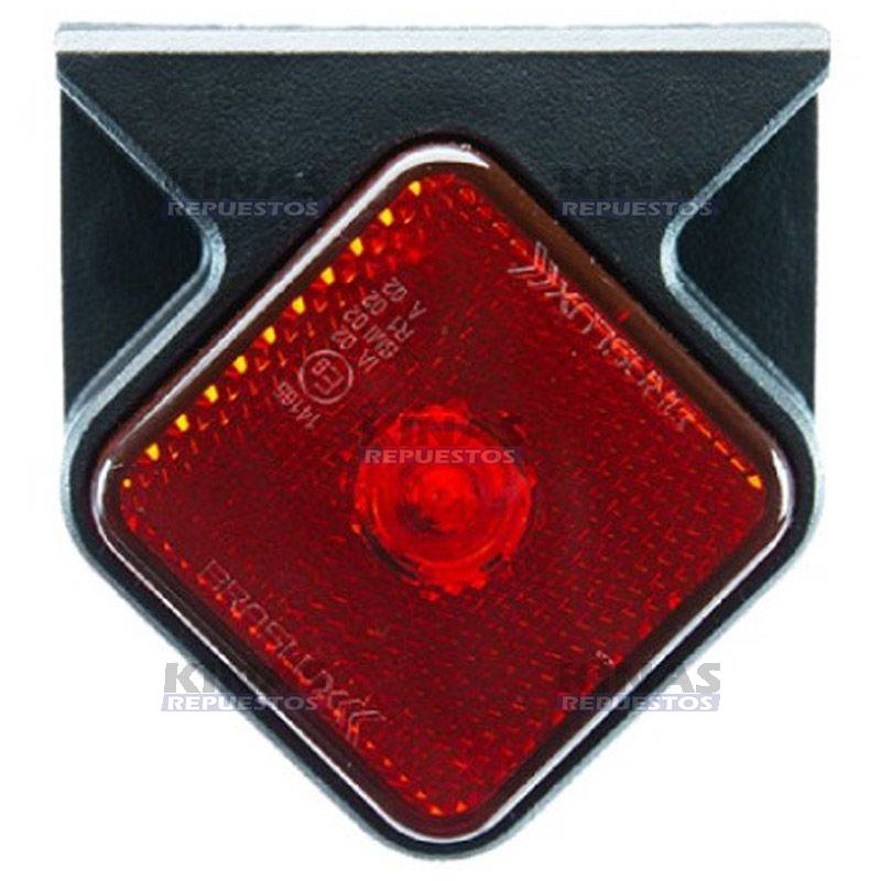 SENALERA LED LATERAL CARRETA 24V 62MM - ROJO (ENCHUFE)