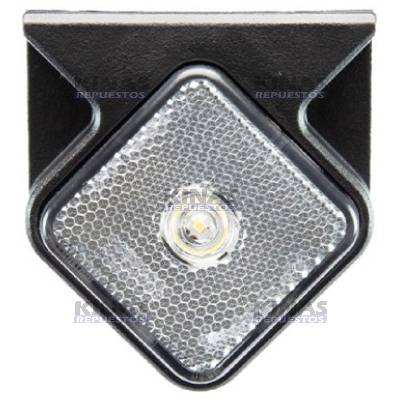 SENALERA LED LATERAL CARRETA 24V 62MM - CRISTAL (ENCHUFE)