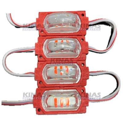 LED MODULO LUPA CHICO CAJA COMIDA 24V ROJO