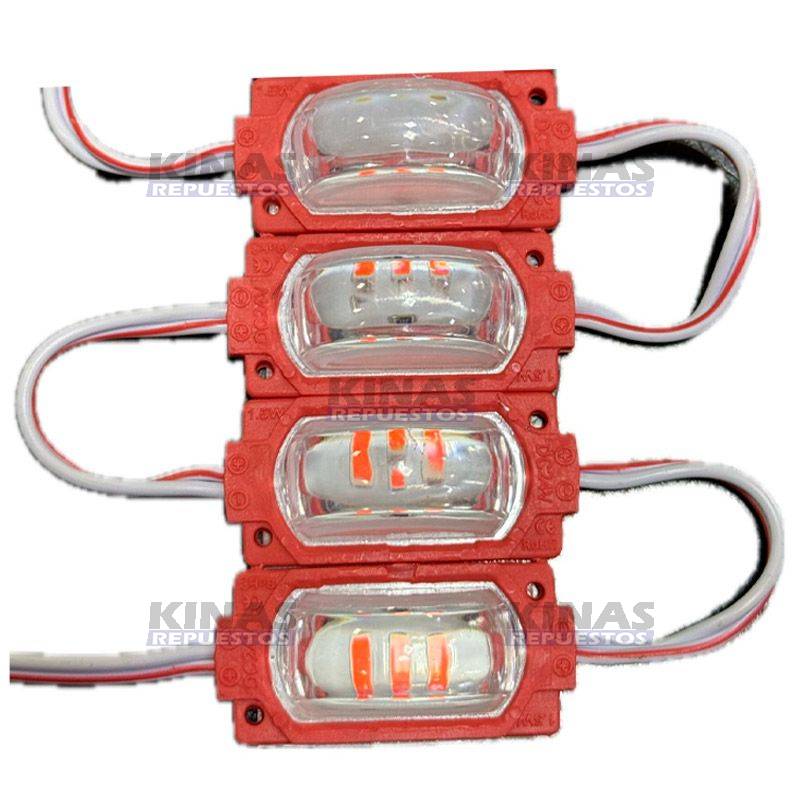 LED MODULO LUPA CHICO CAJA COMIDA 24V ROJO