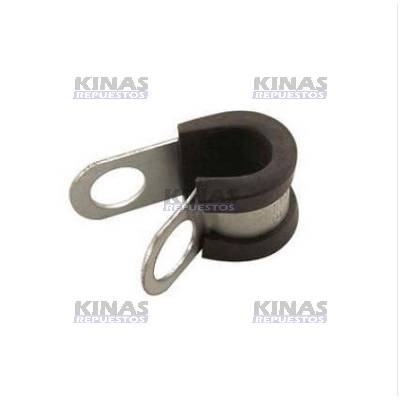 ABRAZADERA CANO REVESTIDA C/GOMA 6MM SCANIA VARIOS