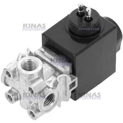 VALVULA SOLENOIDE SUSPENENCION/TRANSFERENCIA ALTA/BAJA SCANIA 112/113 24V