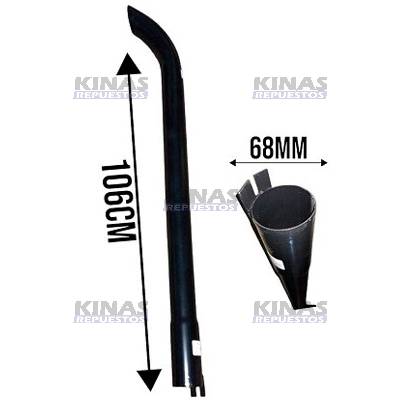 TUBO SALIDA ESCAPE VALMET/VALTRA 985/BM100/BM110/BM125 63MM
