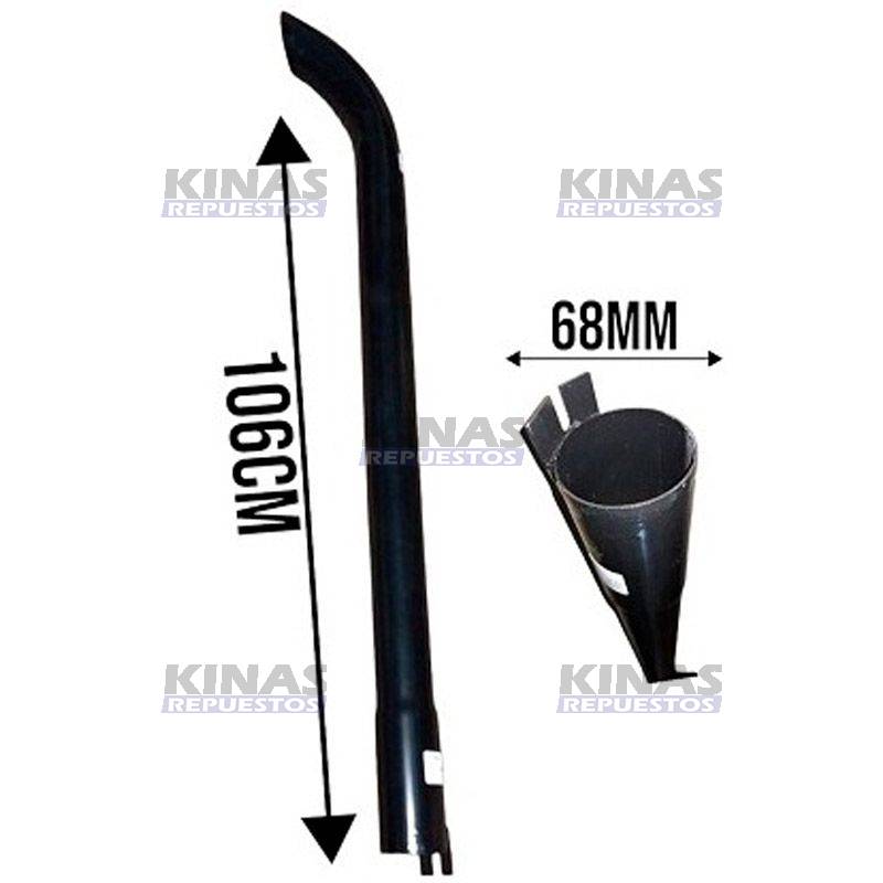 TUBO SALIDA ESCAPE VALMET/VALTRA 985/BM100/BM110/BM125 63MM