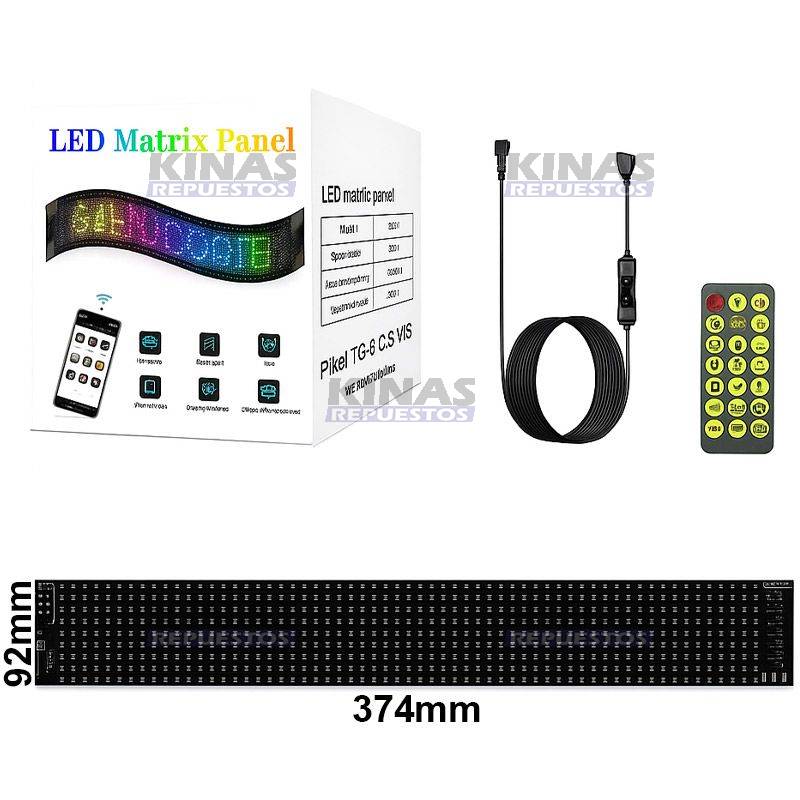 CINTA LED FLEXIBLE BIVOLT 12V/24V 16 LINEA (374X92MM)