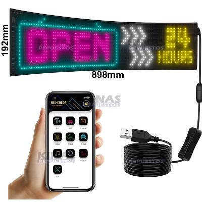 CINTA LED FLEXIBLE BIVOLT 12V/24V 16 LINEA (898X192MM)
