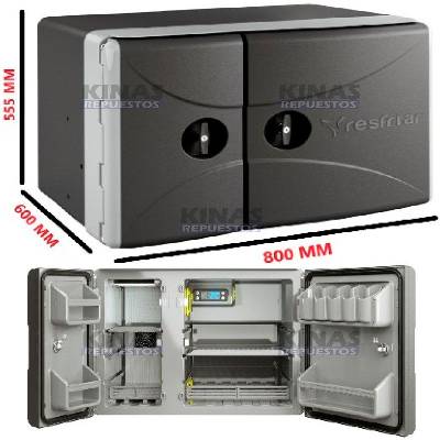 HELADERA EXTERNA 110 LITROS 12V/24V (C/DISPLAY DIGITAL)