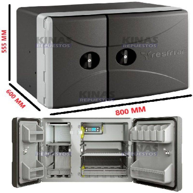 HELADERA EXTERNA 110 LITROS 12V/24V (C/DISPLAY DIGITAL)