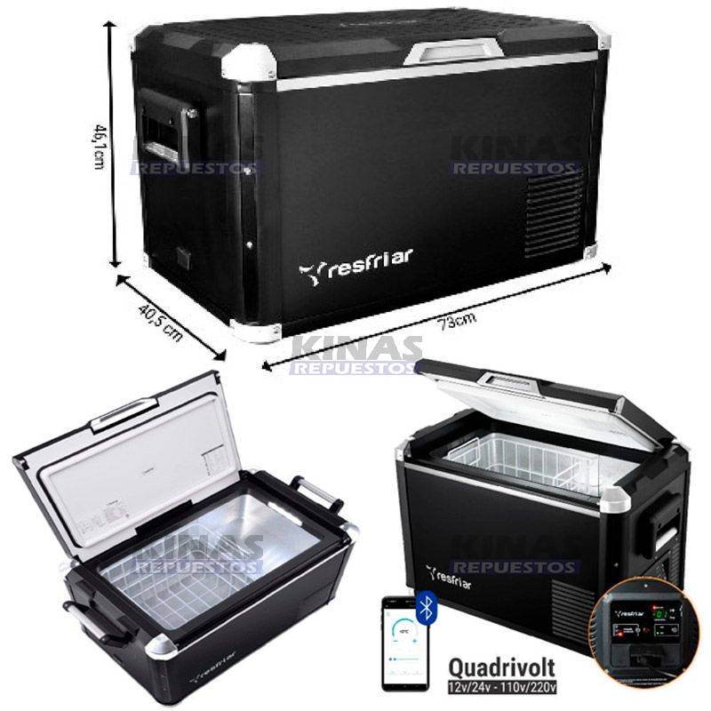 HELADERA EXTERNA 45 LITROS BLUETOOTH 12V/24V/110V/220V (C/DISPLAY DIGITAL)