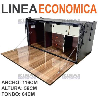 CAJA COCINA COMIDA ECONOMICO (116CM ANCHO X 56CM ALTURA X 64CM FONDO)