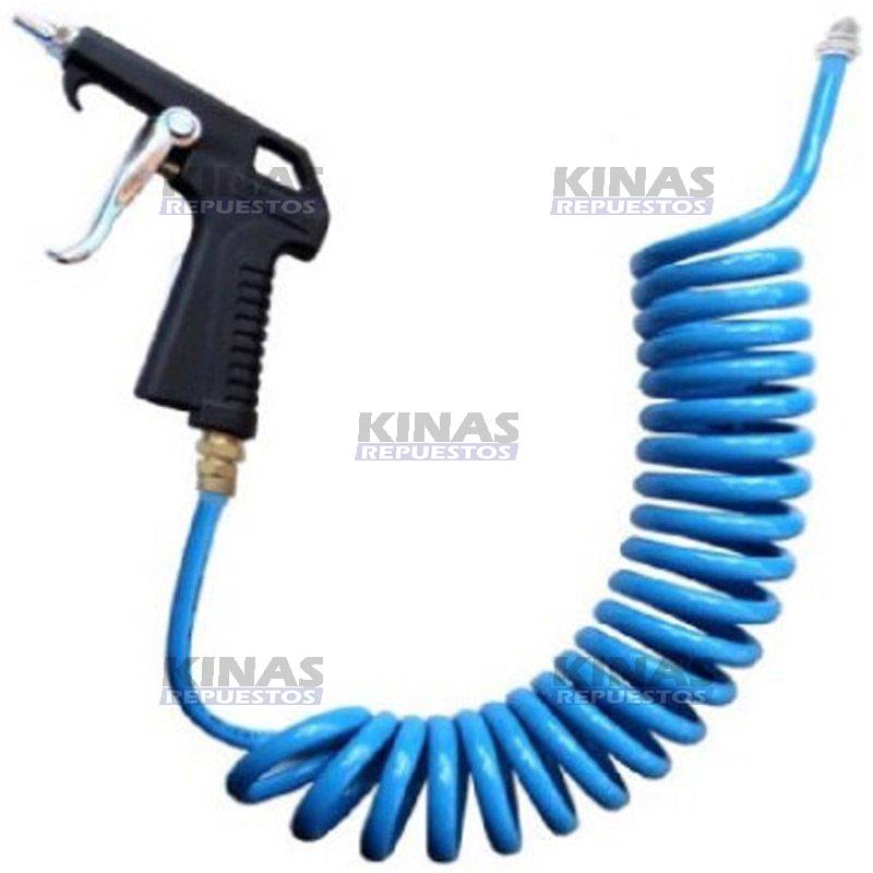 MANGUERA LIMPIEZA CABINA AZUL COMPLETA (GANCHO)