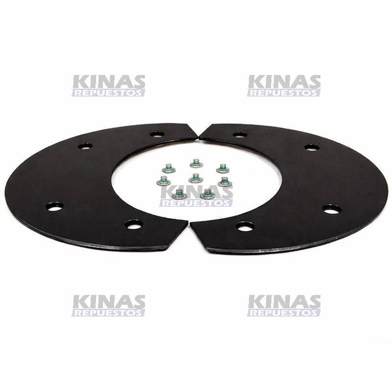 PROTECTOR DESLIZANTE QUINTA RUEDA JOST 2P BI-PARTIDO NEGRO