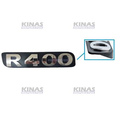 LETRERO EMBLEMA SCANIA S5 ANTIGUO (R400) (CROMADO)