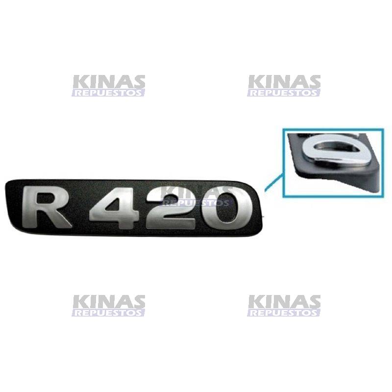 LETRERO EMBLEMA SCANIA S5 ANTIGUO (R420) (PINTADO)