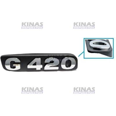 LETRERO EMBLEMA SCANIA S5 ANTIGUO (G420) (CROMADO)