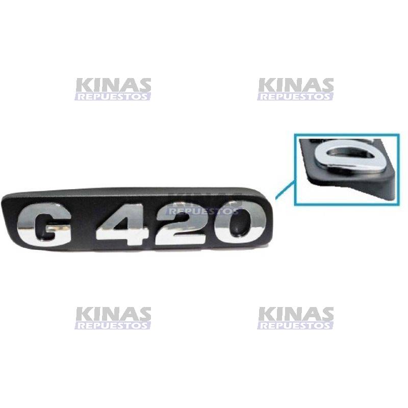 LETRERO EMBLEMA SCANIA S5 ANTIGUO (G420) (CROMADO)