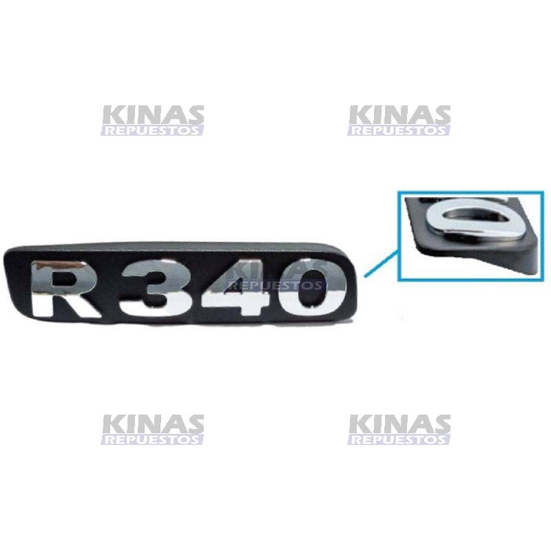 LETRERO EMBLEMA SCANIA S5 ANTIGUO (R340) (CROMADO)