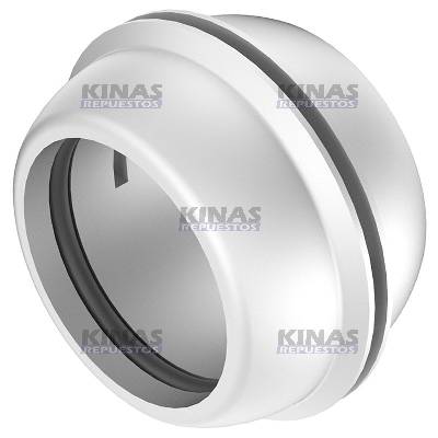 BUJE EJE ZETA CARRETA TUBELESS CONICA 57X38.3X40 (NYLON) C/ANILLO