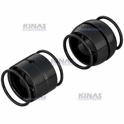 KIT REPARO BUJE EJE ZETA FRENO CARRETA TUBELESS GUERRA 47X38.5 (NYLON)