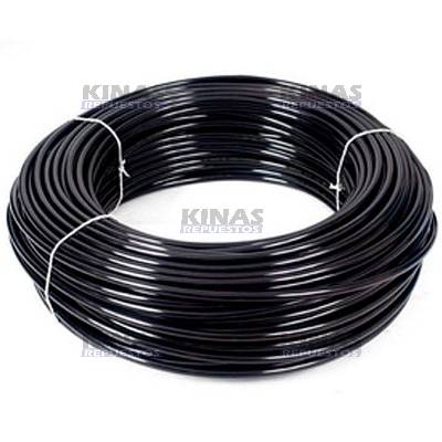 TUBO NYLON 6MM X 4MM NEGRO