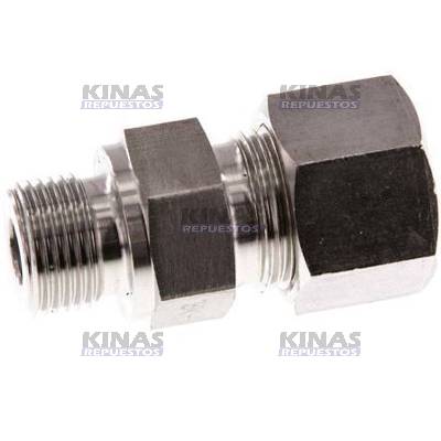 CONEXION UNION MACHO M10-1.0 X 6MM
